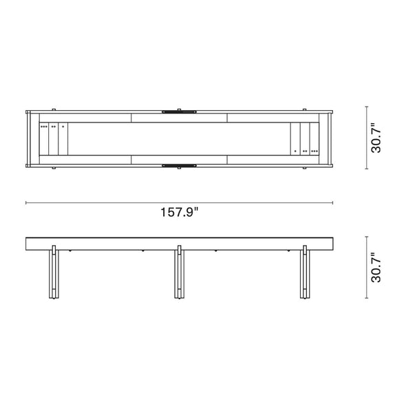 Dinh Shuffleboard Table