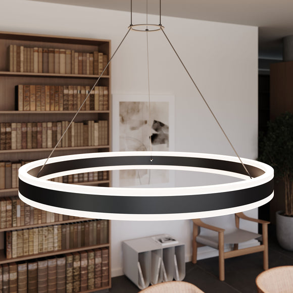 Double Corona™ LED Ring Pendant Light
