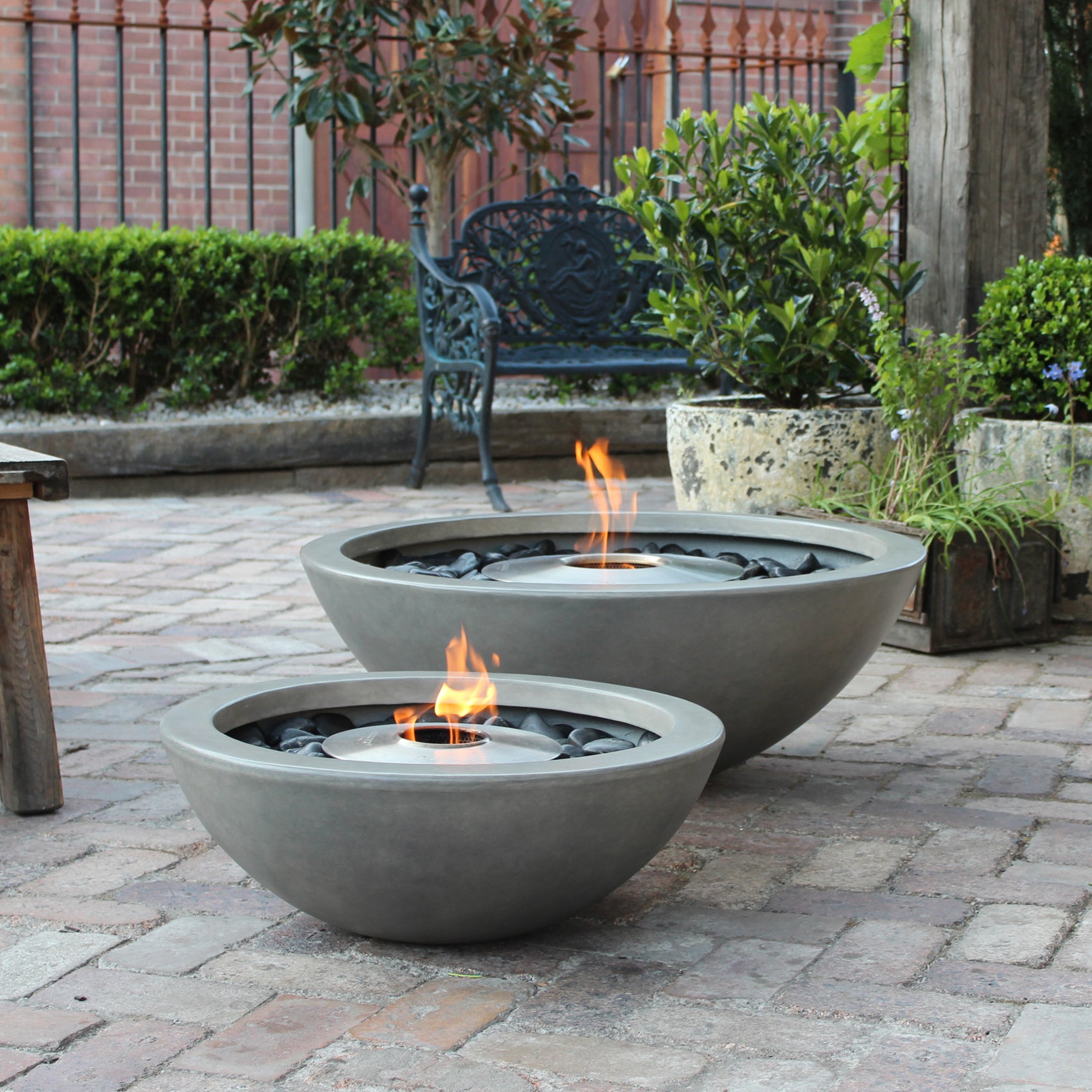 EcoSmart Fire Mix 850 Fire Pit Set - 2Modern