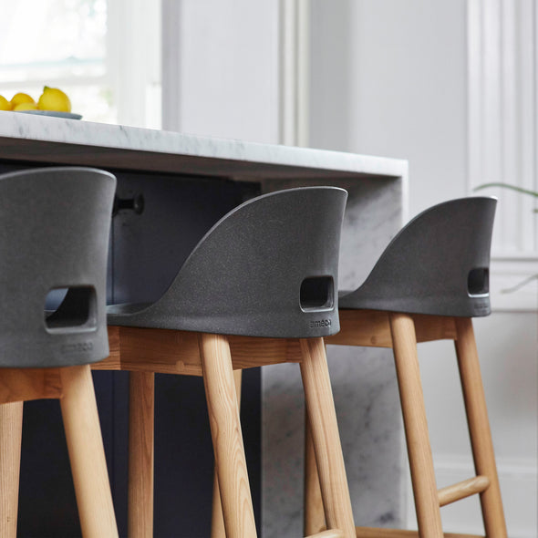 Alfi Low Back Bar and Counter Stool