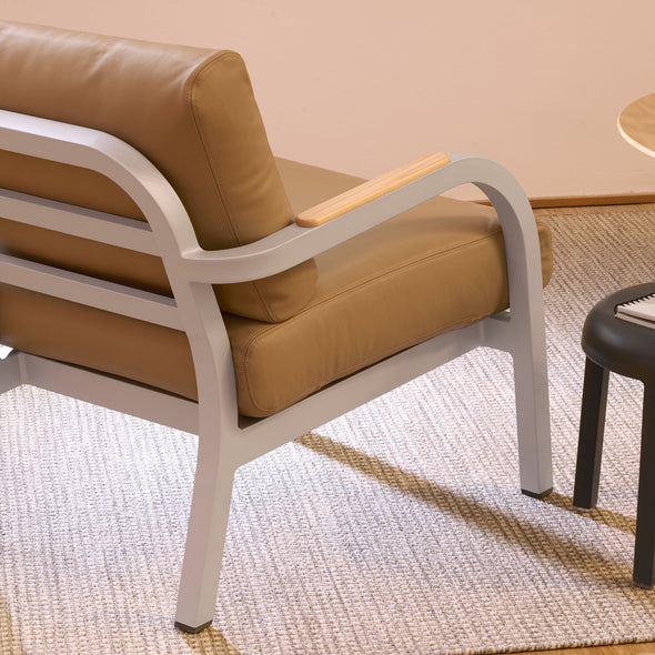Navy Outdoor Lounge Armchair