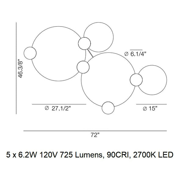 Circ 3825 LED Flush Mount