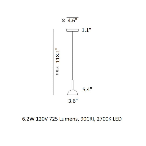 Cupolina LED Pendant Light