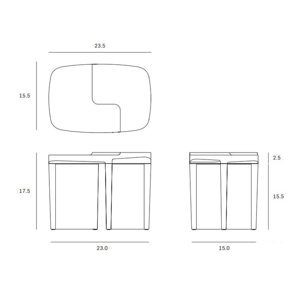 Brutalist Side Table