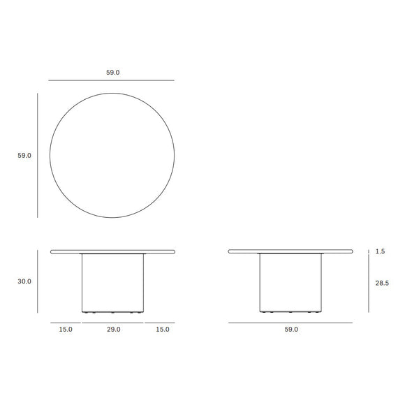 Elements Round Dining Table