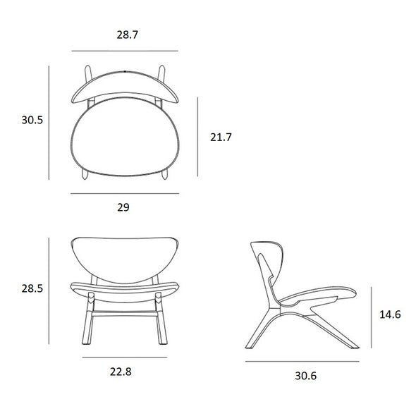 Eye Upholstered Lounge Chair