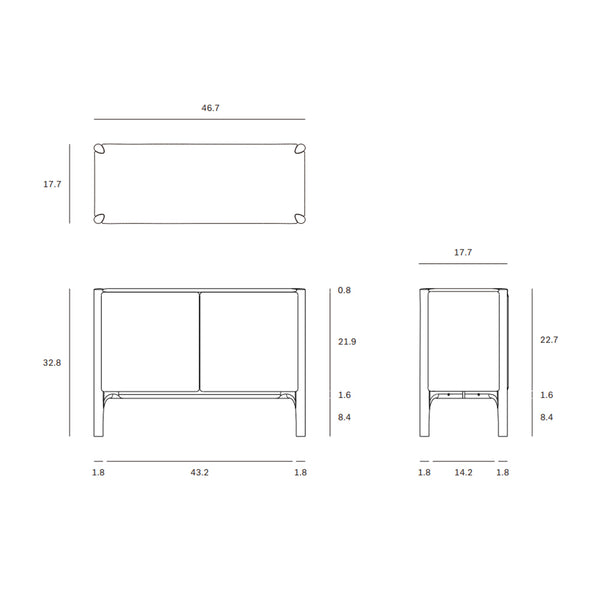 PI 2-Door Sideboard