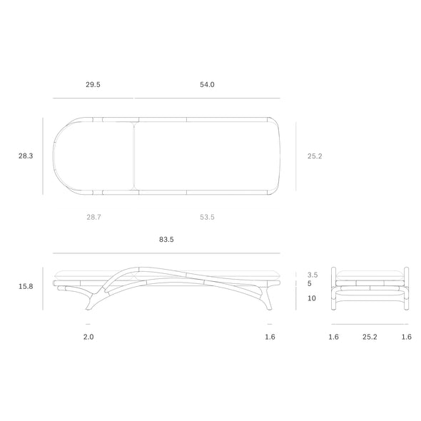 Zen Outdoor Adjustable Lounger