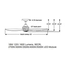 Aviara Ceiling Fan with Light