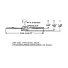 TorchAire Ceiling Fan with Light