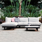 Paletti 3 Seater with Ottoman Outdoor Lounge Set
