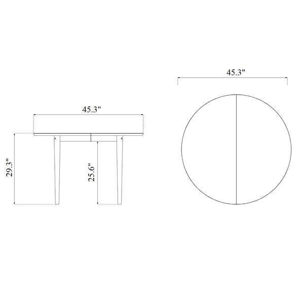 C62E Bjork Extension Dining Table