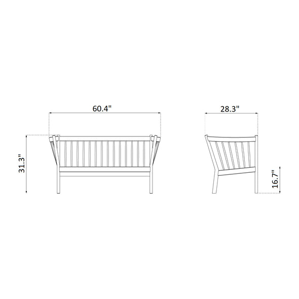 J148 2-Seater Sofa