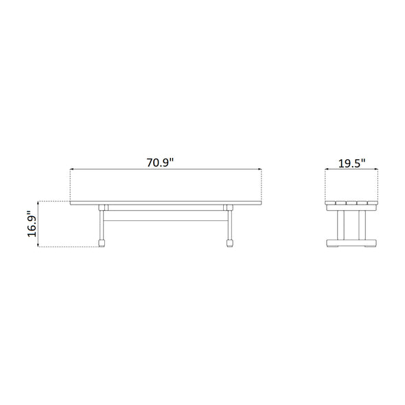 M15 Ermelunden Outdoor Bench