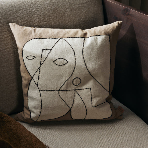 Figure Throw Pillow