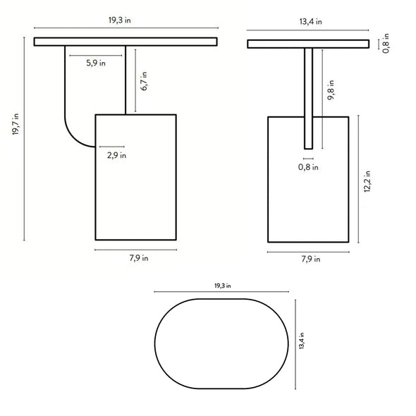 Insert Side Table