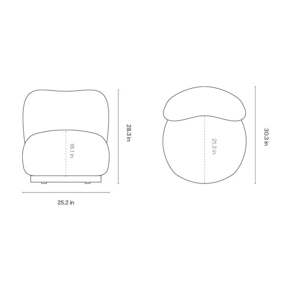 Rico Swivel Piccolo Lounge Chair