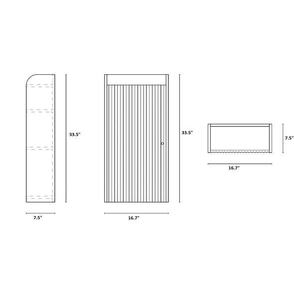 Sill Wall Cabinet