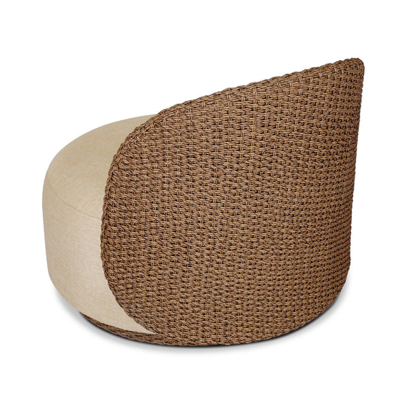Quaid Outdoor Woven Swivel Chair