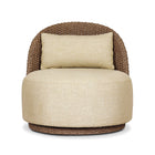Quaid Outdoor Woven Swivel Chair