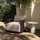 Tahana Outdoor Metal Swivel Chair