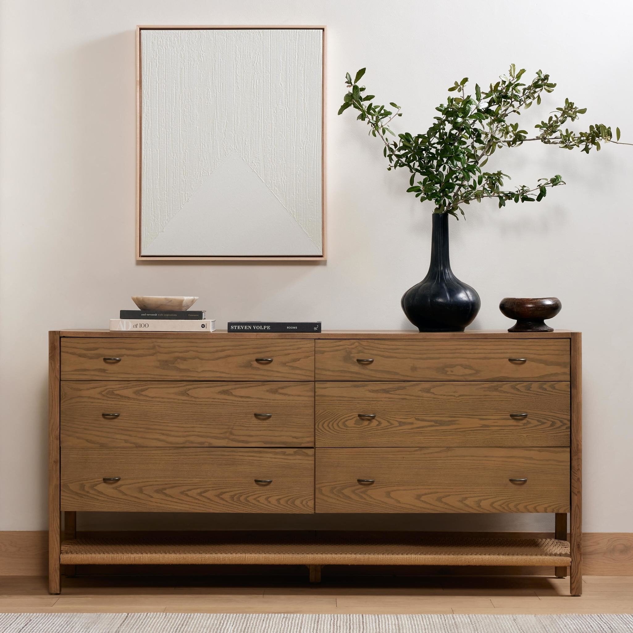 room and board dresser Zuma 6 Drawer Dresser - Dune Ash Veneer
