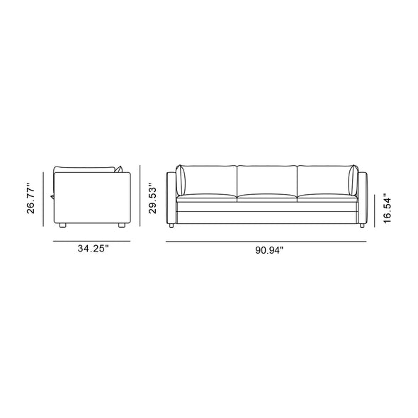 Jota 3-Seater Sofa