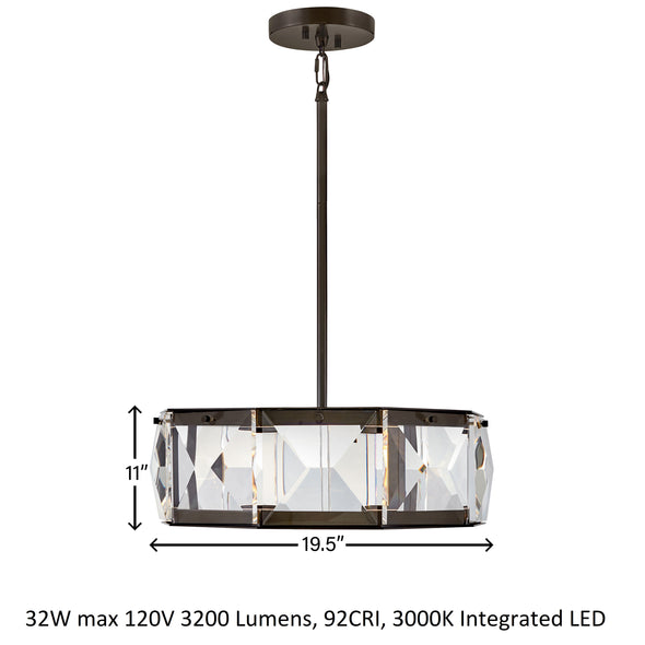Jolie Semi-Flush Mount