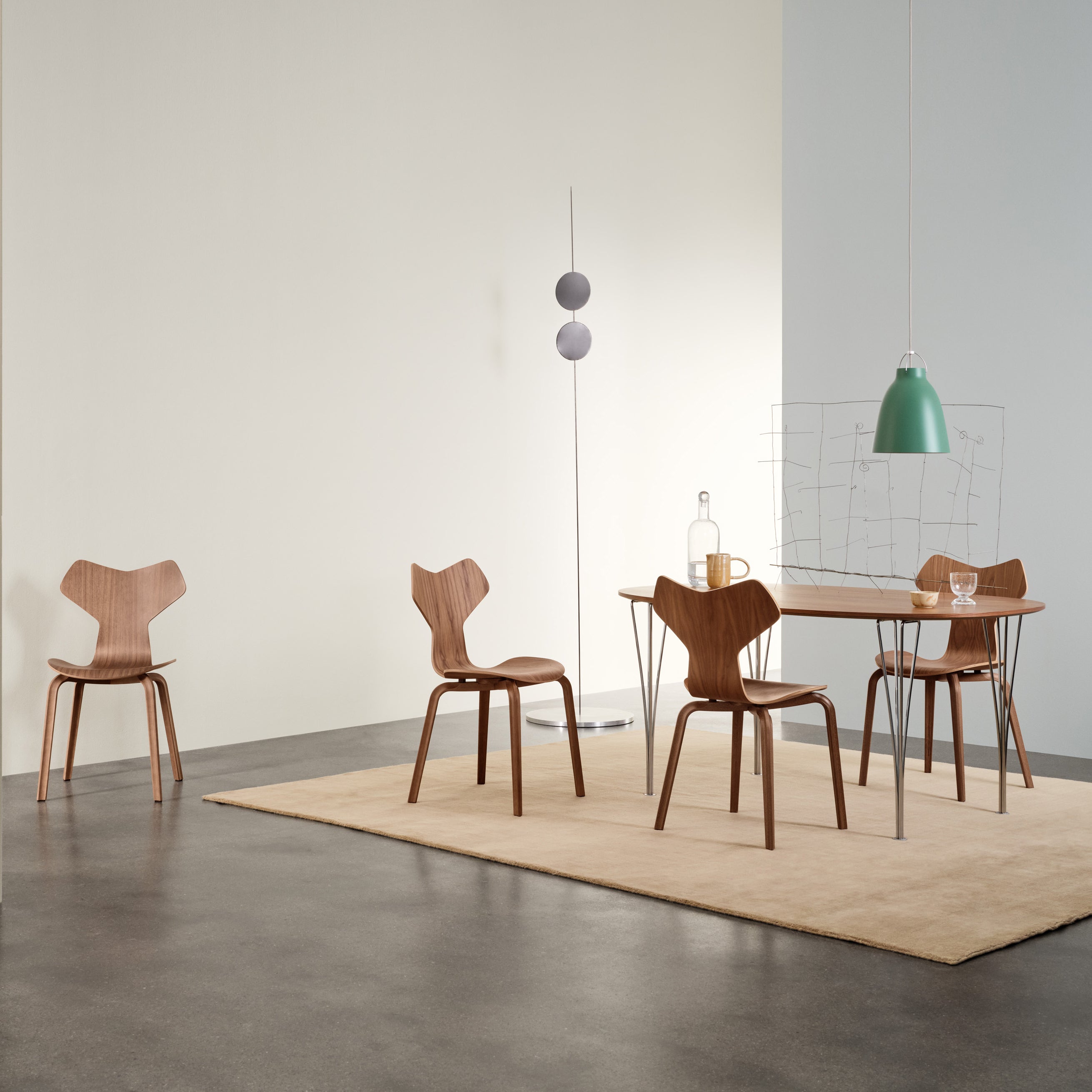 Fritz Hansen Grand Prix Wood Dining Chair - 2Modern
