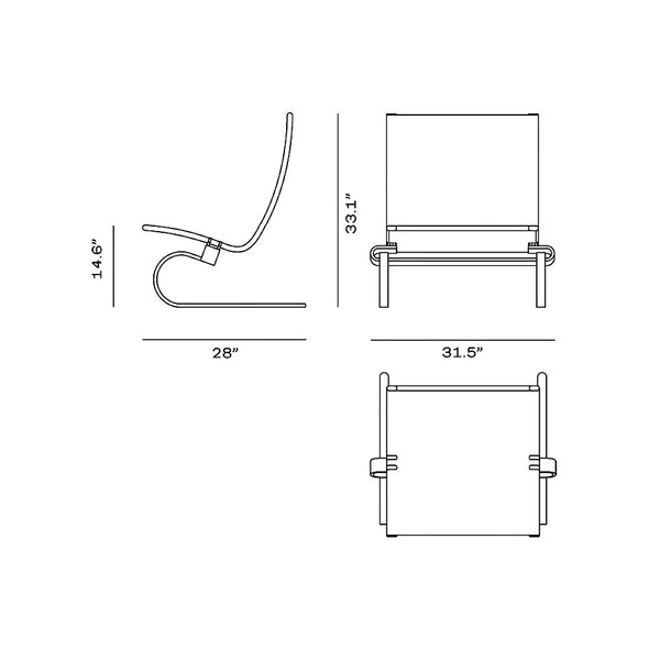 PK20 Wicker Lounge Chair