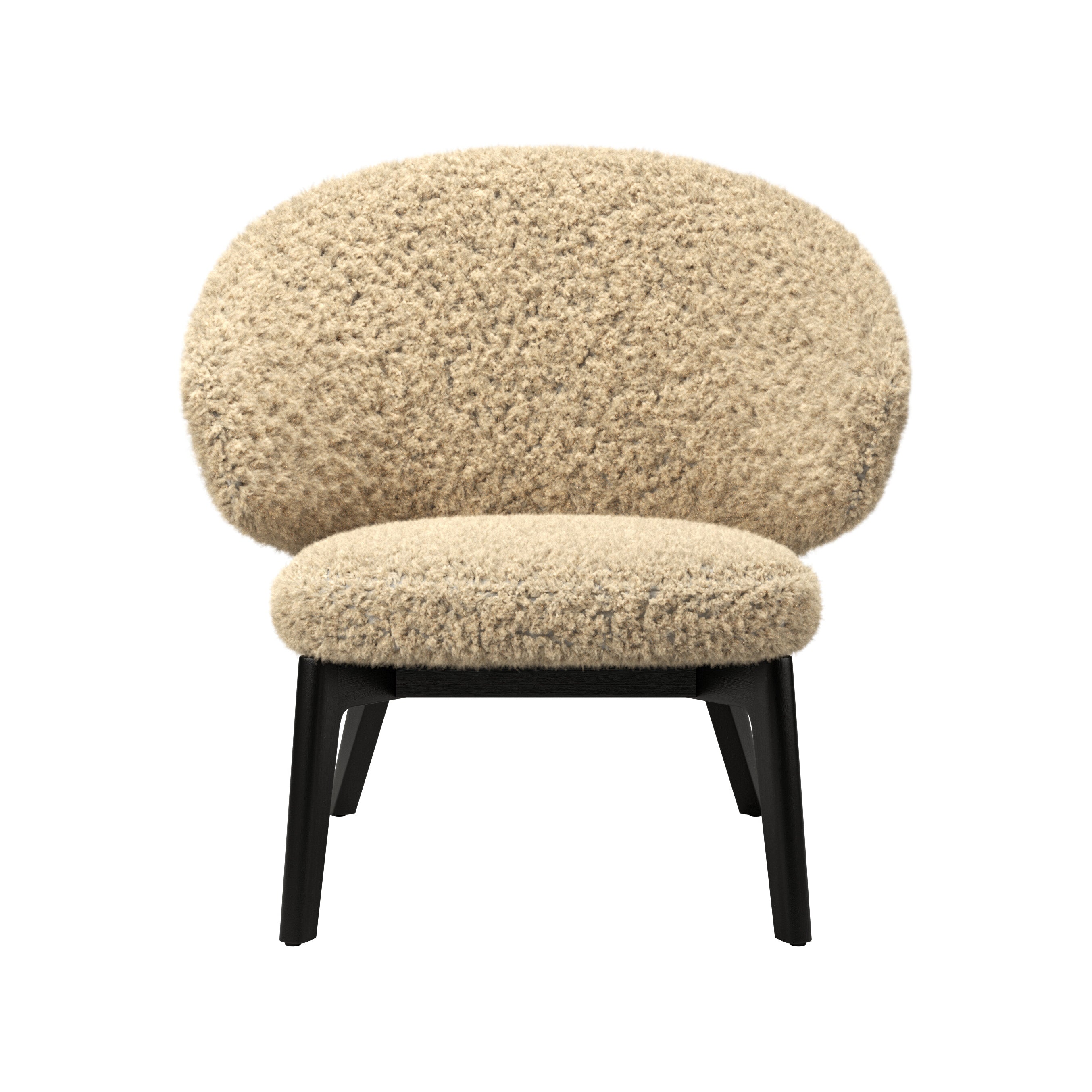 Fritz Hansen Let Sheepskin Edition Lounge Chair - 2Modern Fritz Hansen Let Sheepskin Edition Lounge Chair - 2Modern