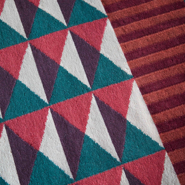 Ndebele Red Rug