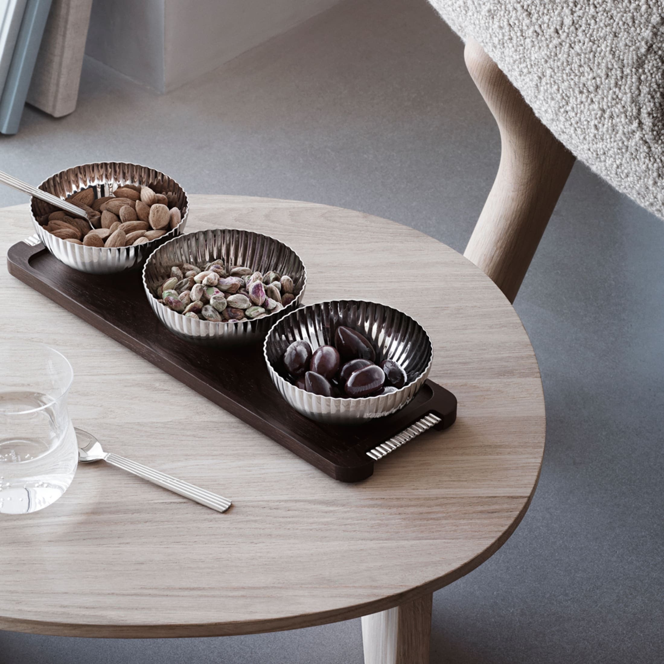 ステファンベルノドー Stephane Bernaudeau セット Georg Jensen Bernadotte Snack Serving Bowls and Tray Set - 2Modern