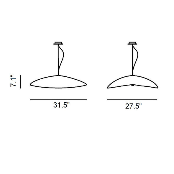 Silver 95 Pendant Light
