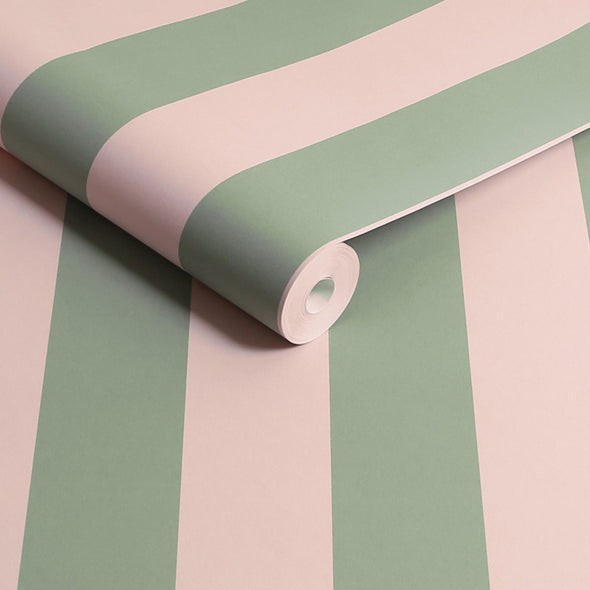 Canopy Stripe Wallpaper