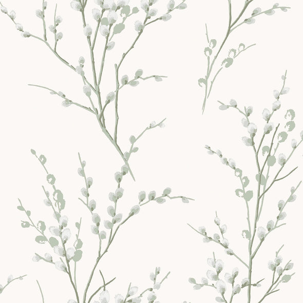 Pussy Willow Wallpaper Sample Swatch