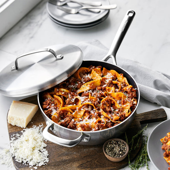 GP5 Saute Pan with Lid and Helper Handle