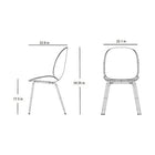 Beetle Upholstered Dining Chair - Conic Base