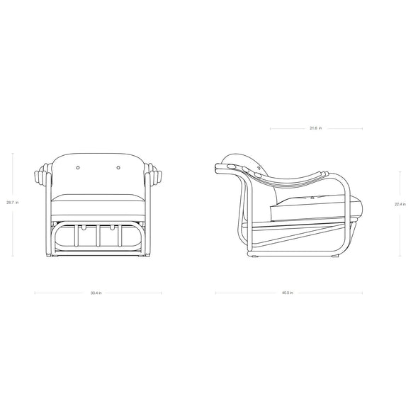 Poltrona Tria Lounge Chair