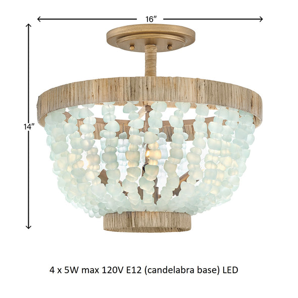 Dune Semi-Flush Mount