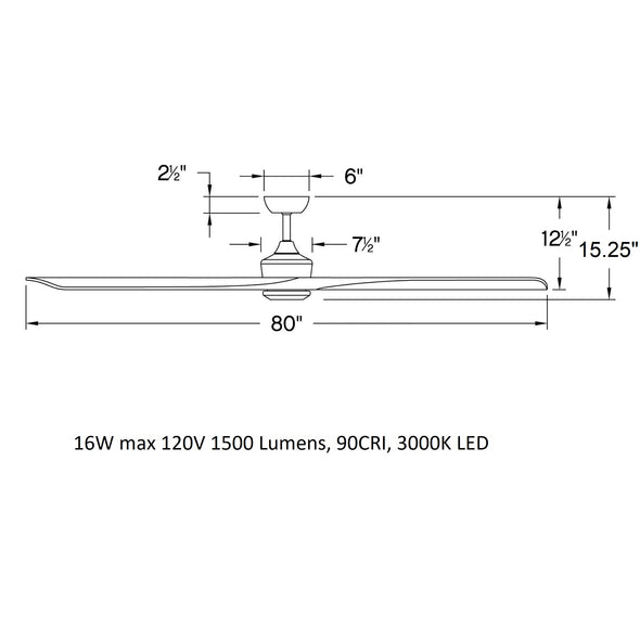 Sculpt LED Ceiling Fan