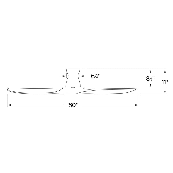 Swell Flush Mount Ceiling Fan