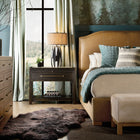 Driftwood Nightstand with Stone