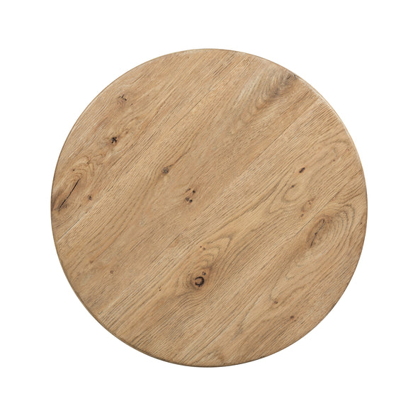 Driftwood Round End Table