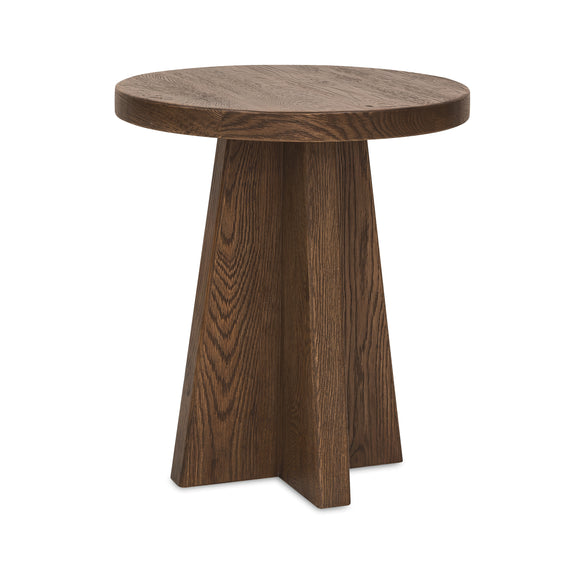 Driftwood Round End Table