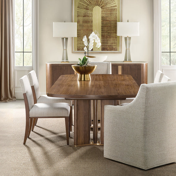Eleana Castered Dining Armchair