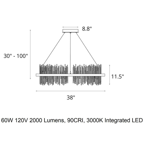 Gossamer Circular LED Pendant Light
