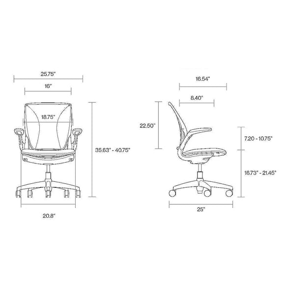 World LM Upholstered Task Chair