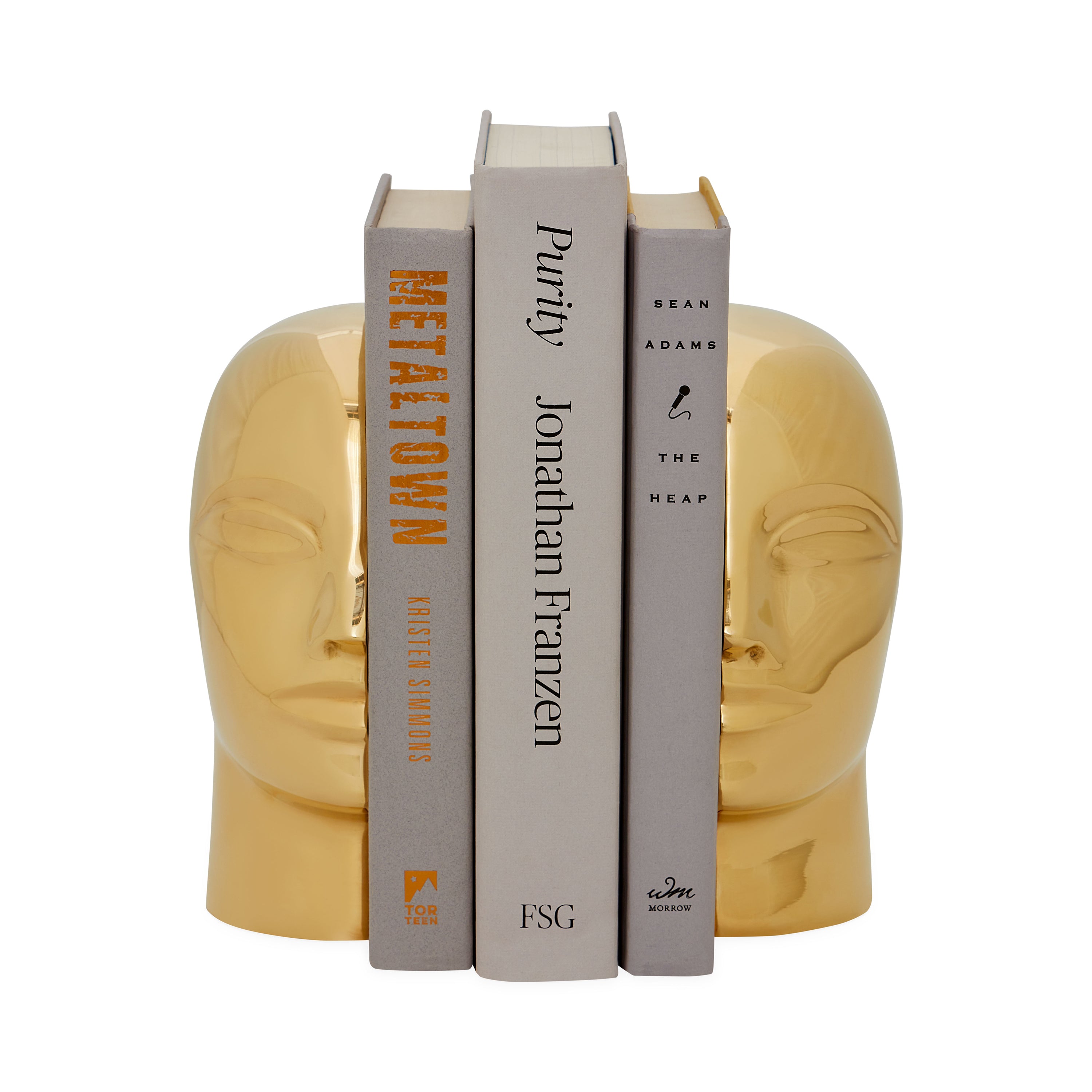 Metal Geometric Abstract Bookends, Pair For Sale At