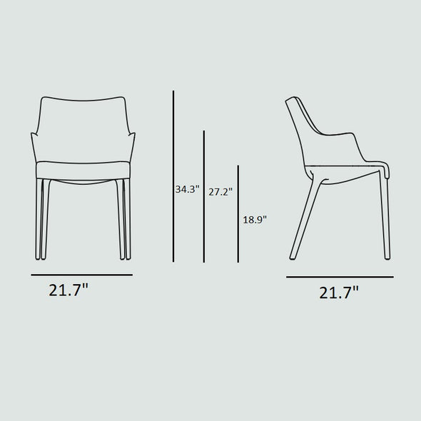 Eleganza Nia Missoni Dining Armchair